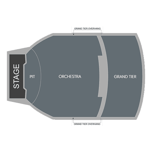 Plano de asientos de James K. Polk Theatre