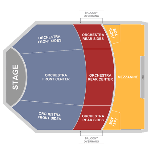Gil Cates Theater- Geffen Playhouse seating plan