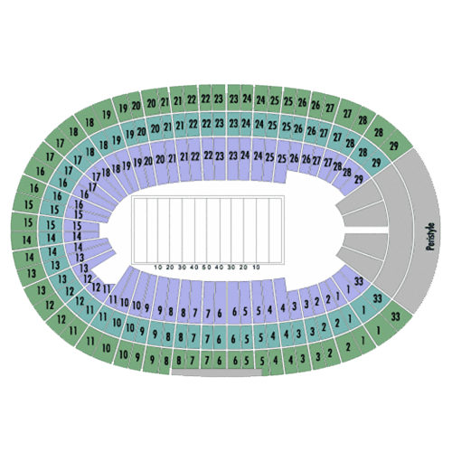Los Angeles Memorial Coliseum seating plan