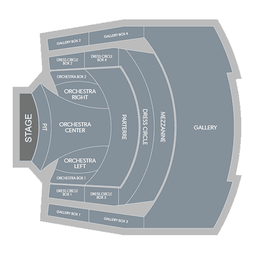 Wagner Noel Performing Arts Center seating plan