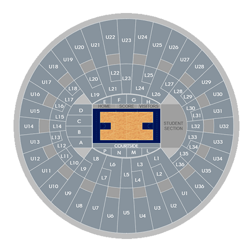 Lawlor Events Center seating plan
