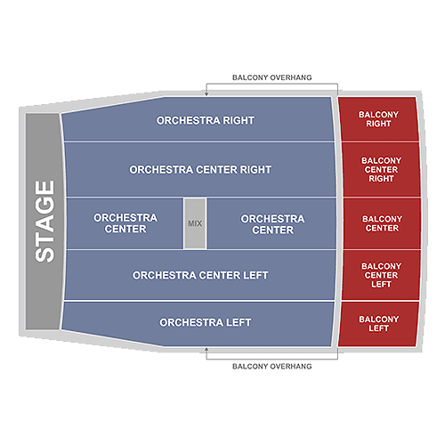 Copernicus Center seating plan