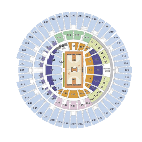 State Farm Center seating plan