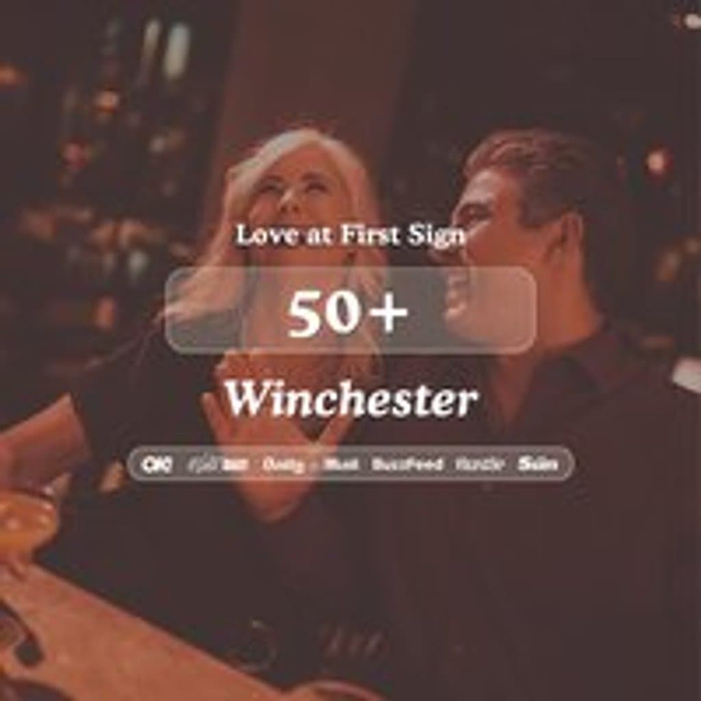 50+ Singles Night @ Stable Winchester| Love at First Sign