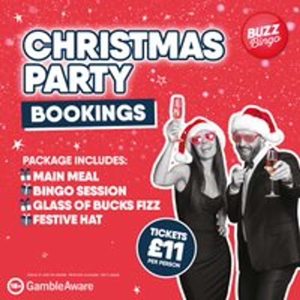 Christmas Party Bookings - Buzz Bingo Castleford Town