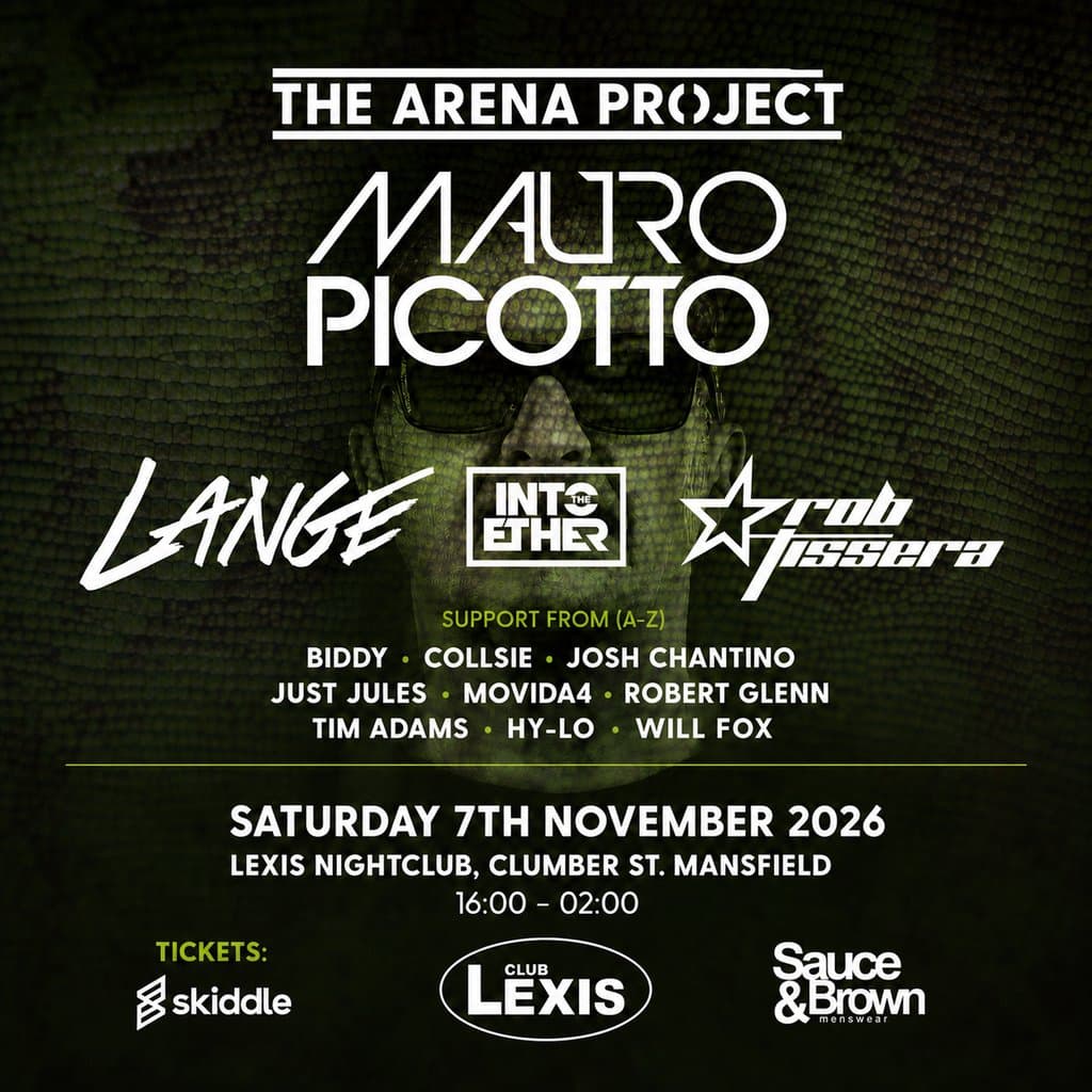 The Arena Project pres Mauro Picotto, Lange & Rob Tissera