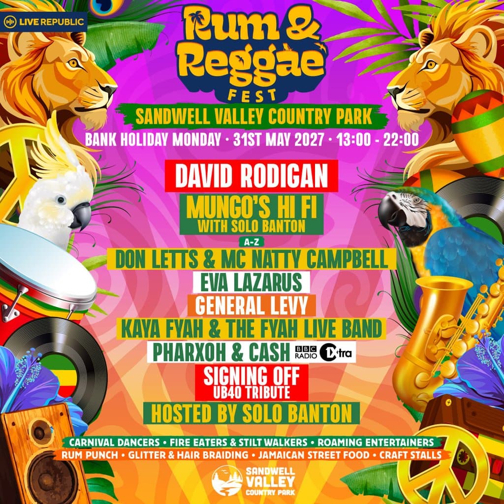 Rum & Reggae Fest | Sandwell Valley Country Park, Birmingham