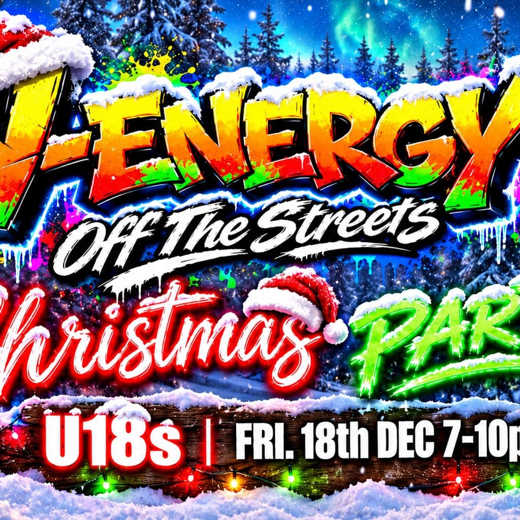 Y-ENERGY: OFF THE STREETS U18s Christmas Party