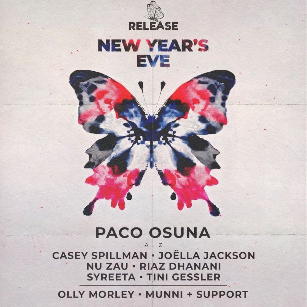 Release NYE w/ Paco Osuna, Syreeta, Tini Gessler + morę