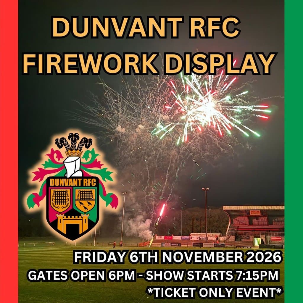 Dunvant RFC Firework Display 2026