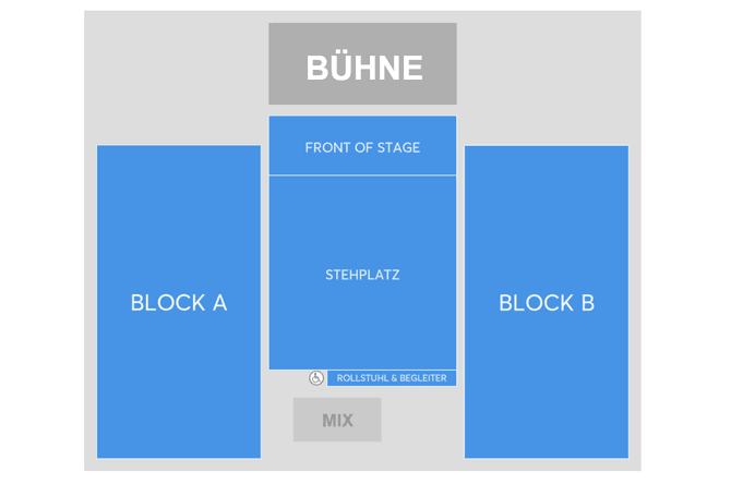 Donau-Festival seating plan