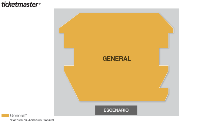 Sala Manuel M. Ponce - Palacio de Bellas Artes seating plan