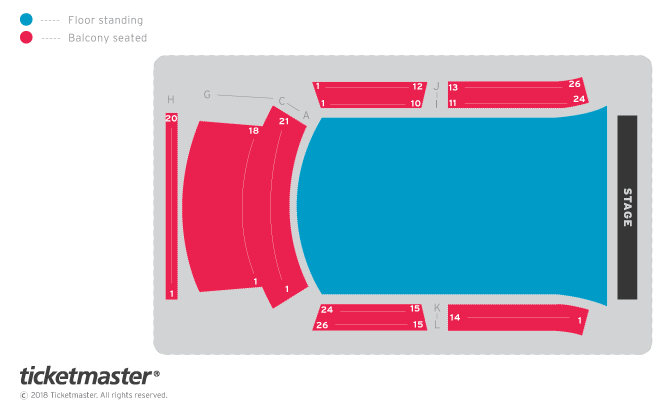 Hawick Town Hall seating plan