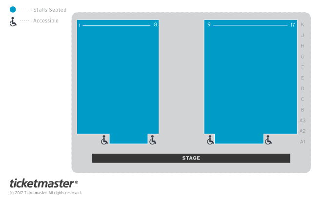 The Mill Arts Centre seating plan