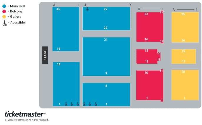 Middlesbrough Town Hall seating plan