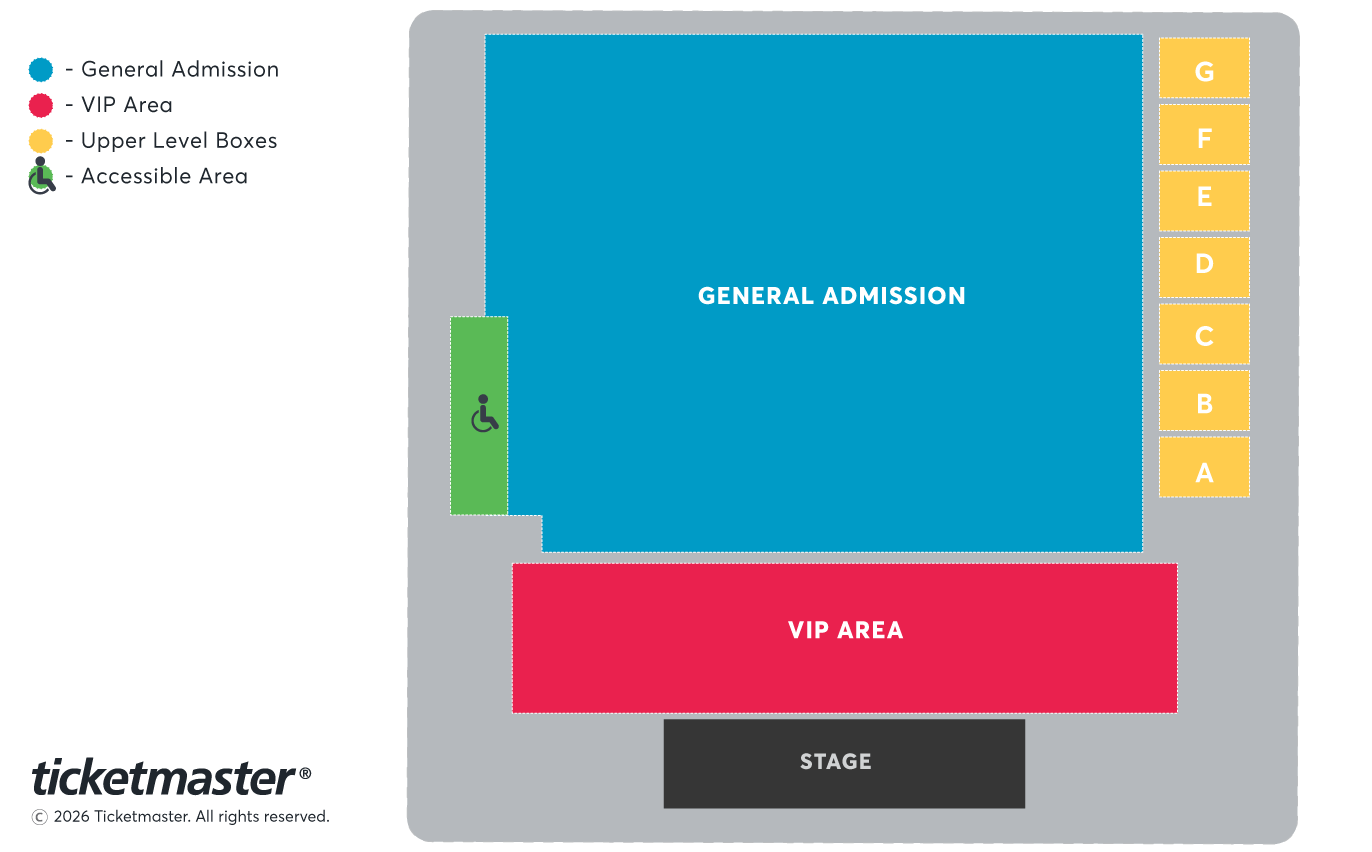 BEC ARENA seating plan